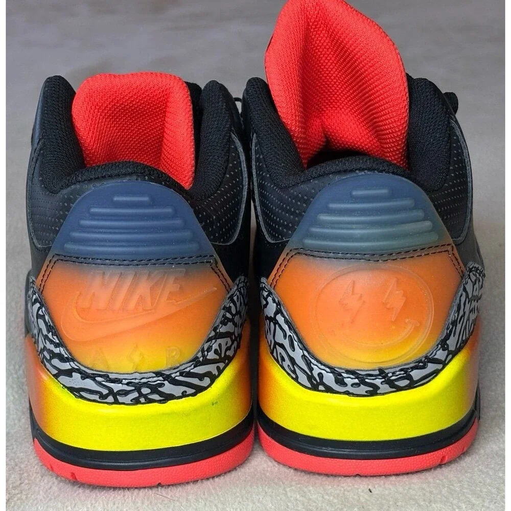 Jordan Air Jordan 3 Retro SP J Balvin Rio Black Solar Flare Size 10